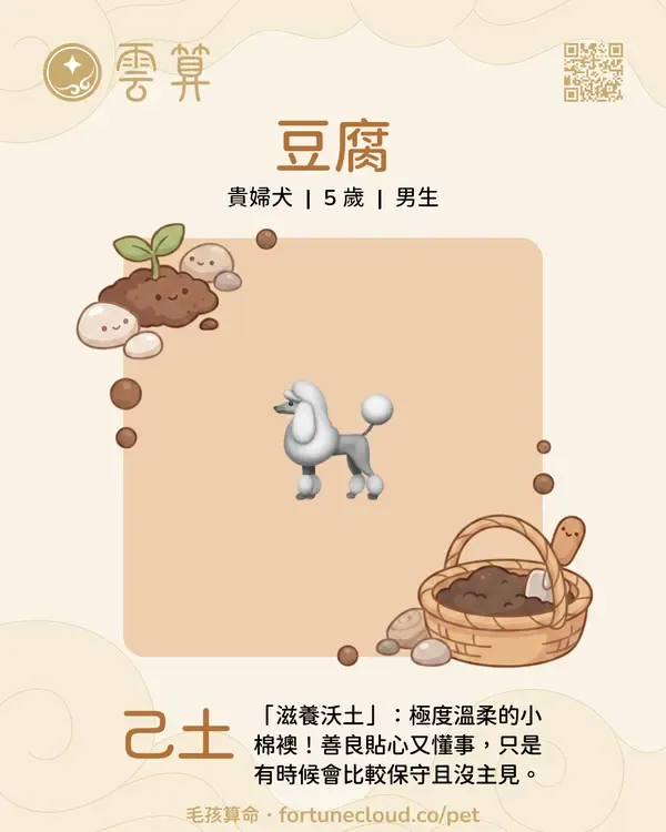 己土毛孩的分享卡範例